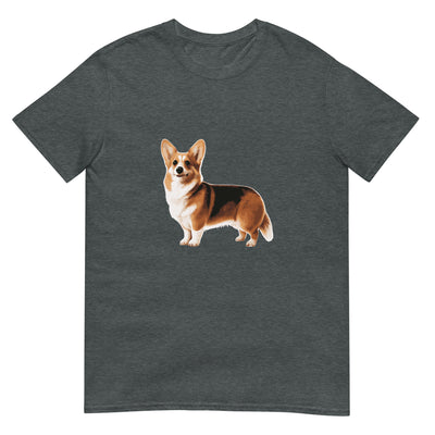 Corgi Fotografie - Realistisch - Herren T-Shirt Other_Niches xxx yyy zzz Dark Heather