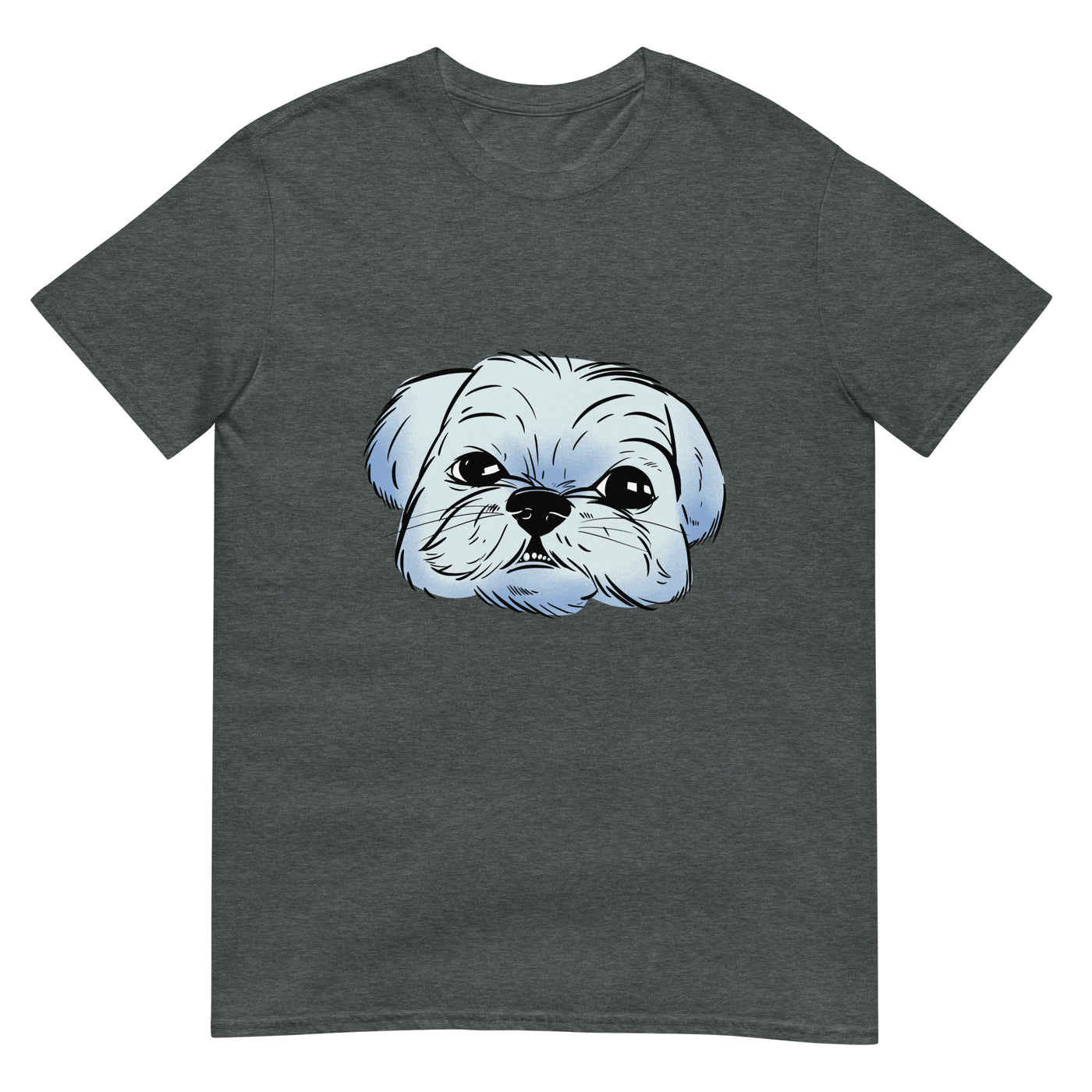 Hundegesicht Lustig - Herren T-Shirt Other_Niches xxx yyy zzz Dark Heather