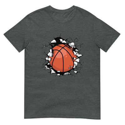 Explosiver Basketball durchbricht Wand - Herren T-Shirt Other_Niches xxx yyy zzz Dark Heather