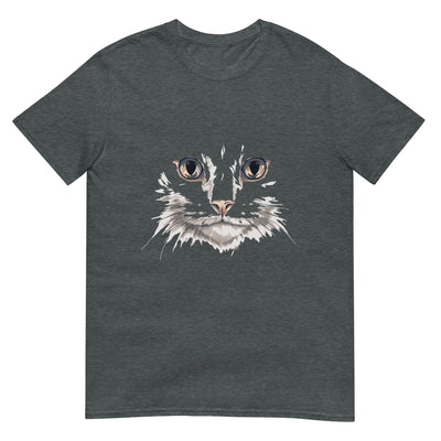 Gesicht einer vollständigen Katze - Herren T-Shirt Other_Niches xxx yyy zzz Dark Heather