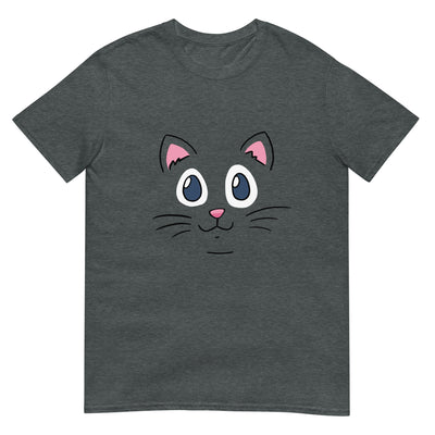 Gesicht einer süßen Katze - Porträt - Herren T-Shirt Other_Niches xxx yyy zzz Dark Heather