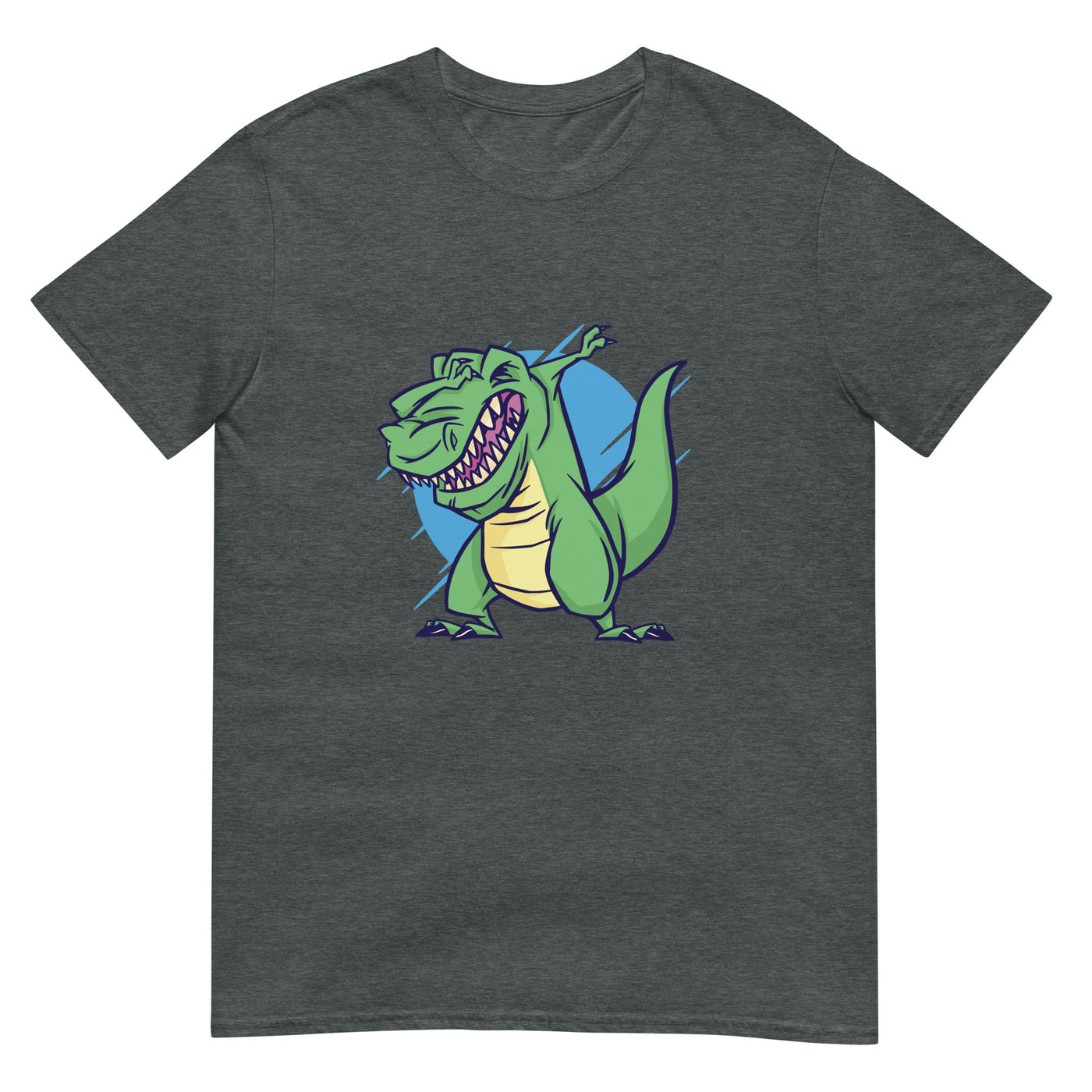 Funky T-Rex macht Dabbing-Tanzbewegung - Herren T-Shirt Other_Niches xxx yyy zzz Dark Heather