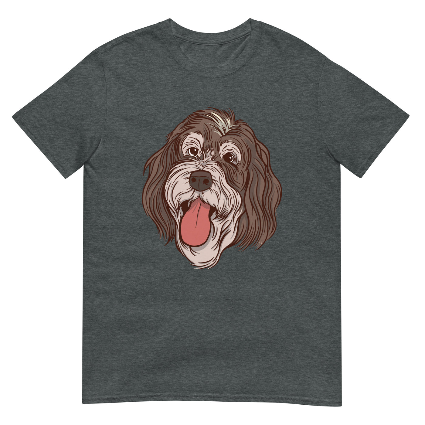 Wunderschöner Hund - Gesichtsporträt - Herren T-Shirt Other_Niches xxx yyy zzz Dark Heather