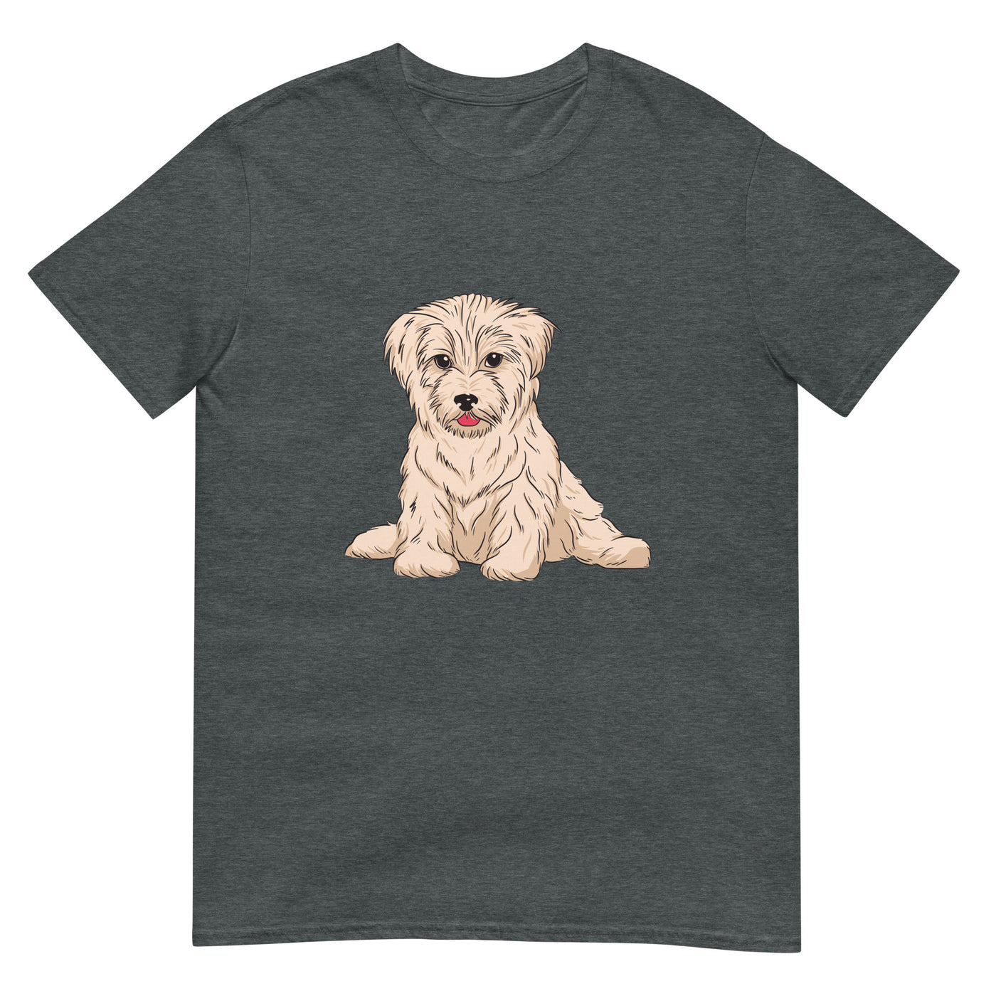 Havaneser Hund Mops - Süß und hilflos - Herren T-Shirt Other_Niches xxx yyy zzz Dark Heather