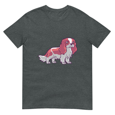 King Charles Spaniel mit neugierigem Blick - Herren T-Shirt Other_Niches xxx yyy zzz Dark Heather