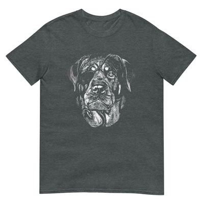 Rottweiler mit Augenklappe - Monochrome Fotografie - Herren T-Shirt Other_Niches xxx yyy zzz Dark Heather