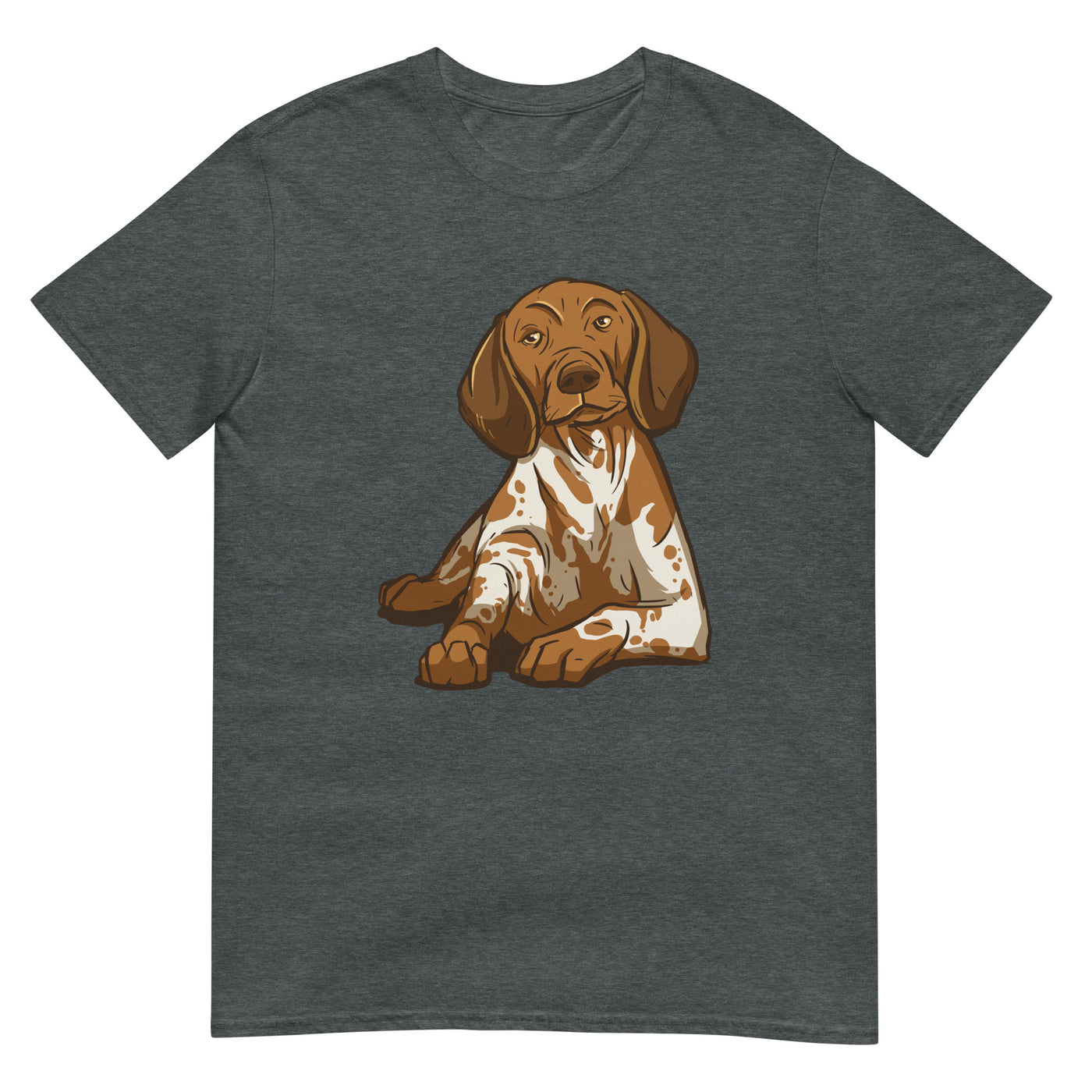 Ernst aussehender Hund - Herren T-Shirt Other_Niches xxx yyy zzz Dark Heather