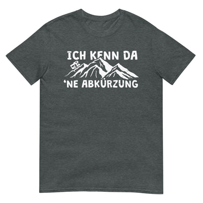 Ich kenn da ne Abkürzung - Wohnmobil - T-Shirt (Unisex) camping xxx yyy zzz Dark Heather