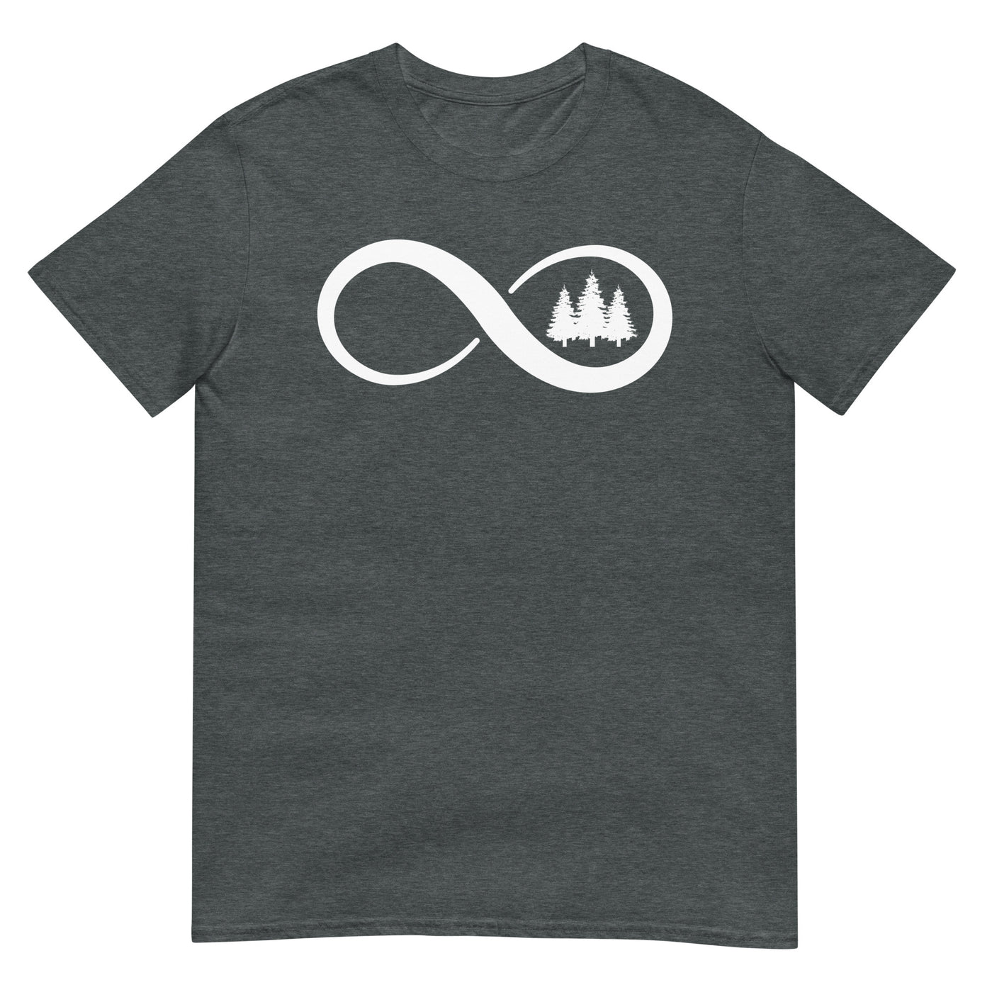 Infinity and Tree - T-Shirt (Unisex) camping xxx yyy zzz Dark Heather