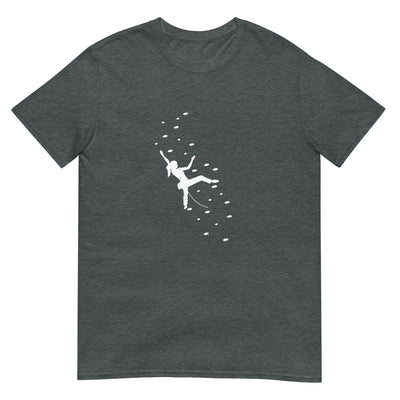 Klettergirl - T-Shirt (Unisex) klettern xxx yyy zzz Dark Heather