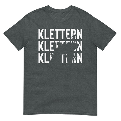 Klettern - T-Shirt (Unisex) klettern xxx yyy zzz Dark Heather