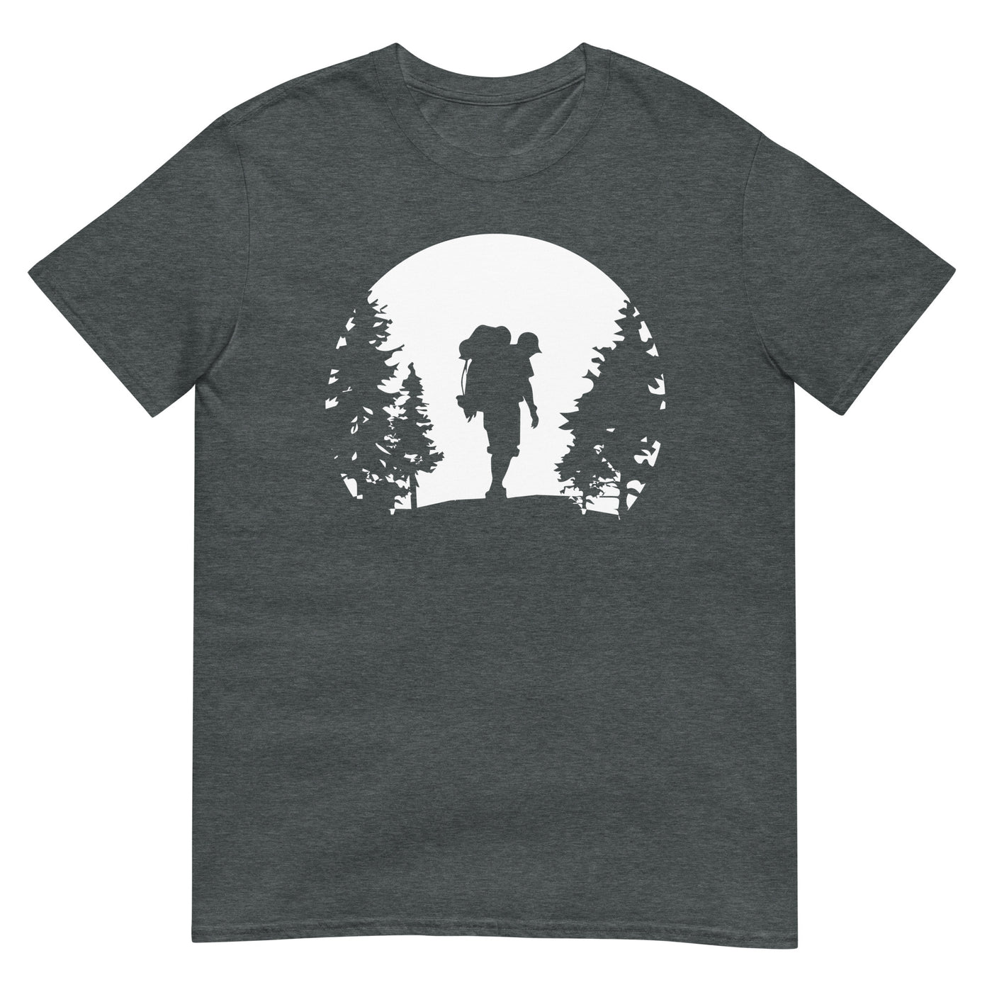 Moon - Wandern - (10) - T-Shirt (Unisex) wandern xxx yyy zzz Dark Heather