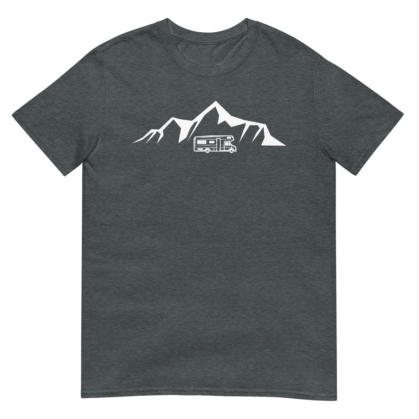 Berge - Camping Van - T-Shirt (Unisex) camping xxx yyy zzz Dark Heather