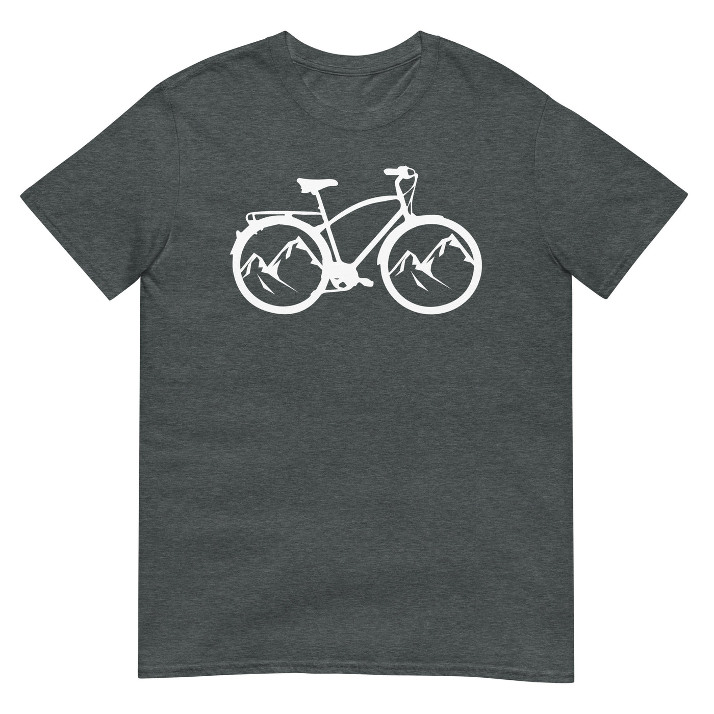 Berge - Radfahren - (17) - T-Shirt (Unisex) fahrrad xxx yyy zzz Dark Heather