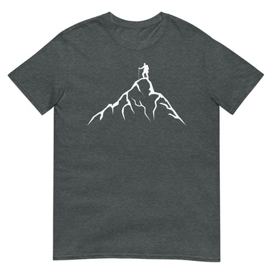 Berge - Wandern - (14) - T-Shirt (Unisex) wandern xxx yyy zzz Dark Heather