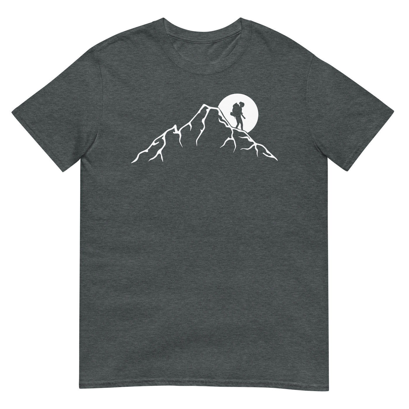 Berge - Wandern - (18) - T-Shirt (Unisex) wandern xxx yyy zzz Dark Heather