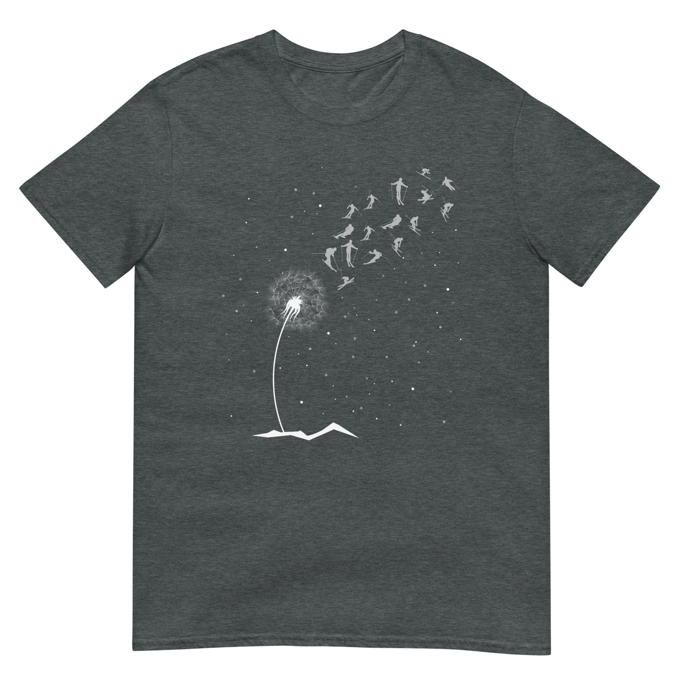 Ski Pusteblume - T-Shirt (Unisex) klettern ski xxx yyy zzz Dark Heather