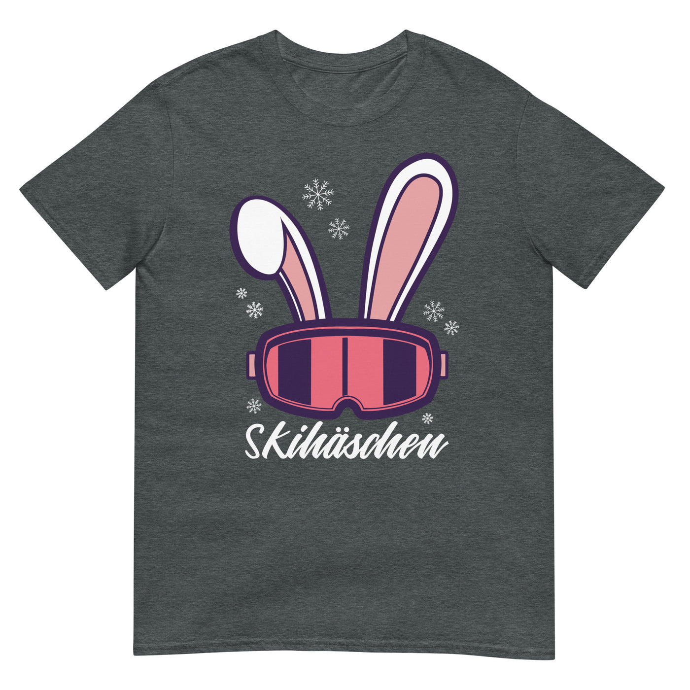 Skihäschen - (S.K) - T-Shirt (Unisex) klettern xxx yyy zzz Dark Heather