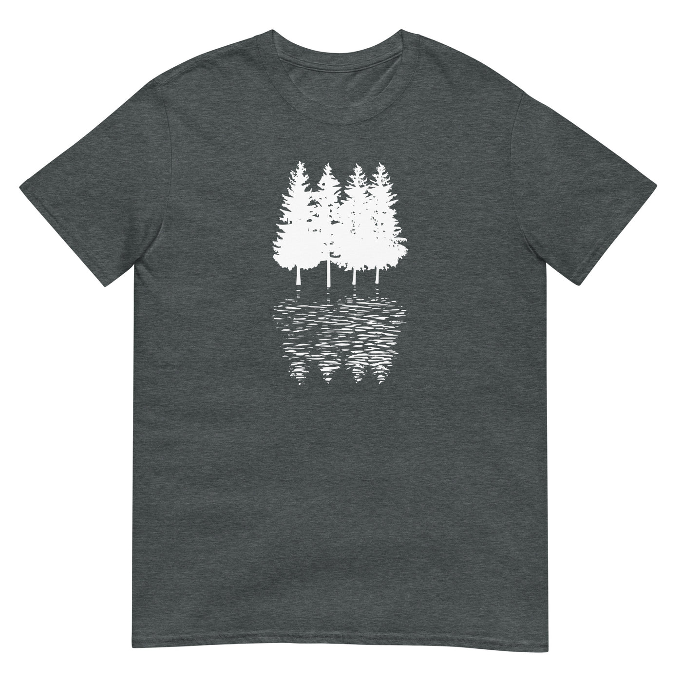 Bäume - T-Shirt (Unisex) camping xxx yyy zzz Dark Heather