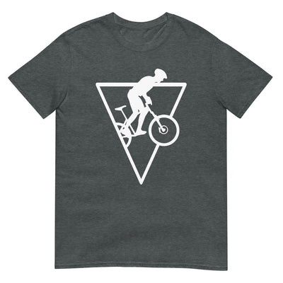 Dreieck - Radfahren - T-Shirt (Unisex) fahrrad xxx yyy zzz Dark Heather