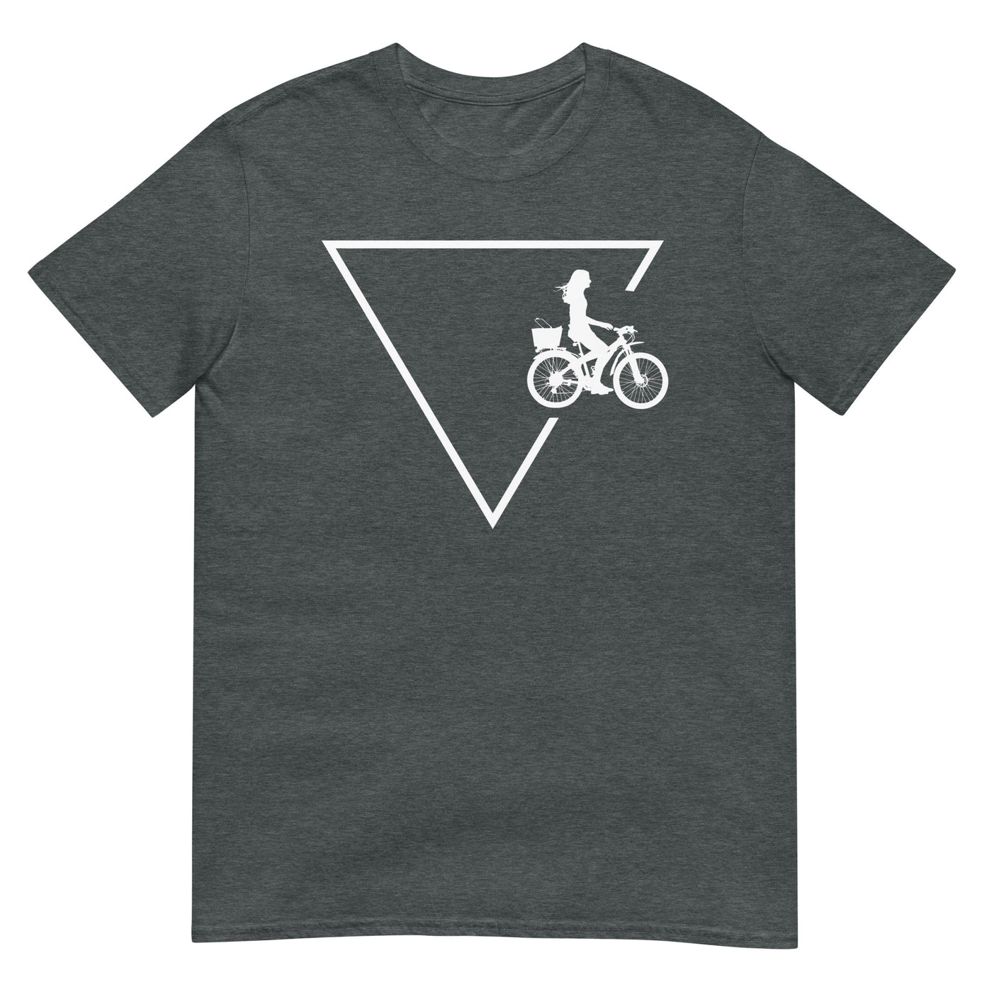 Dreieck 1 und Radfahren - T-Shirt (Unisex) fahrrad xxx yyy zzz Dark Heather