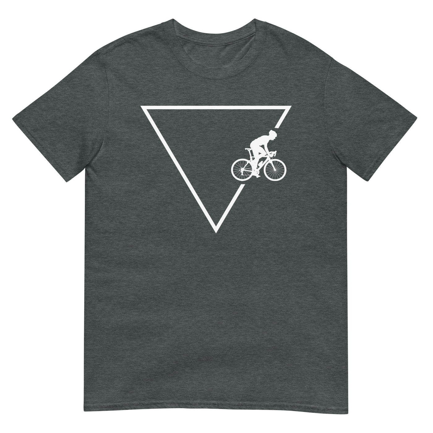 Dreieck 1 und Radfahren - T-Shirt (Unisex) fahrrad xxx yyy zzz Dark Heather