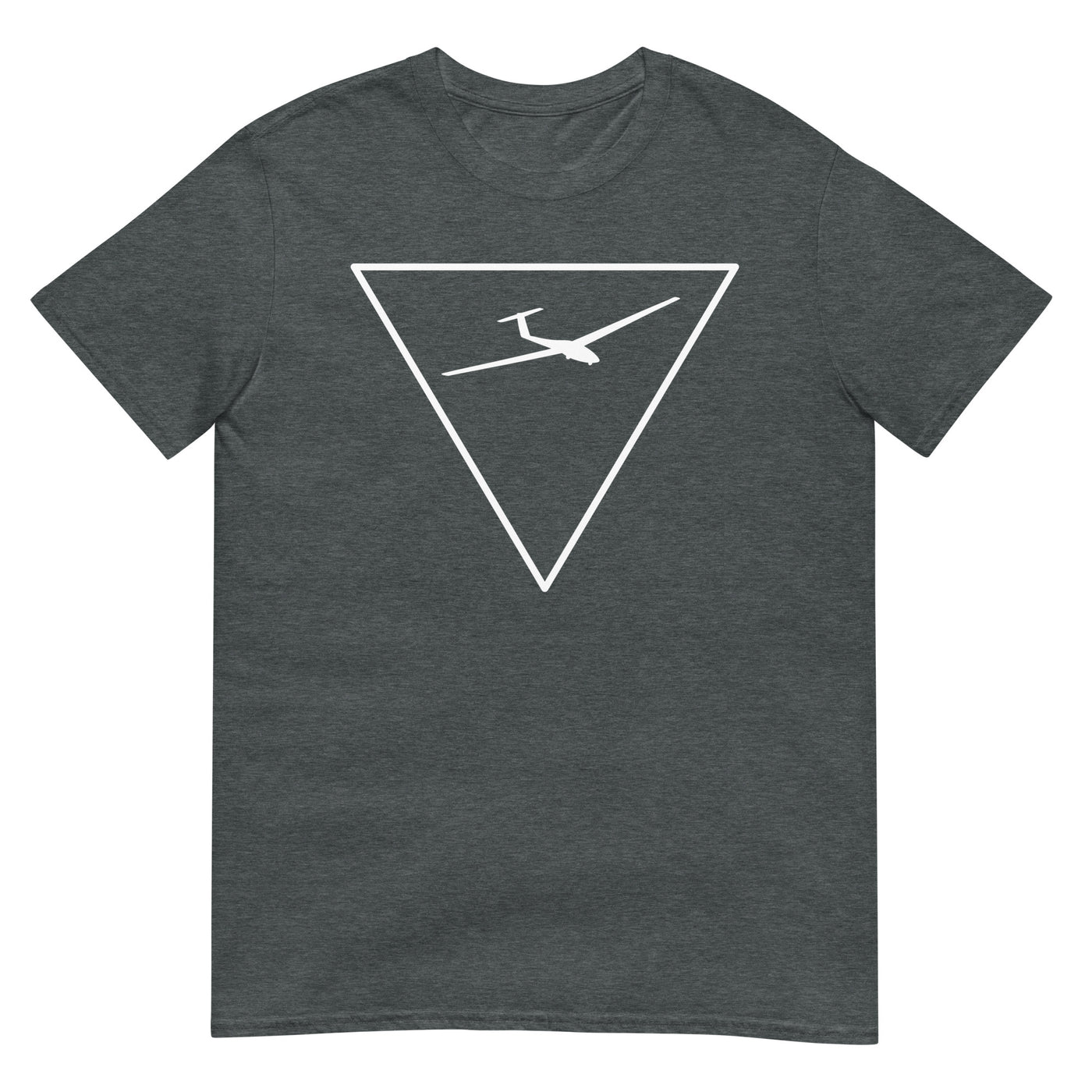 Dreieck und Segelflugzeug - T-Shirt (Unisex) berge xxx yyy zzz Dark Heather