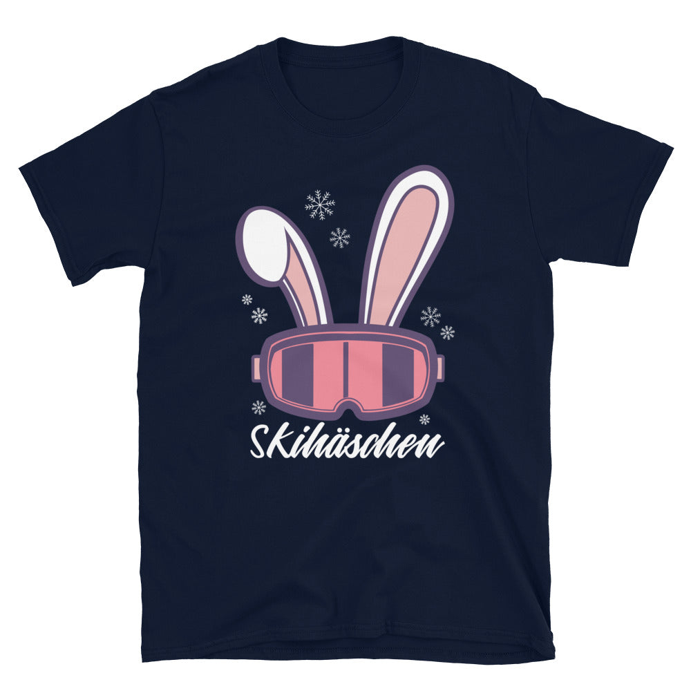 Skihäschen - (S.K) - T-Shirt (Unisex) klettern Navy