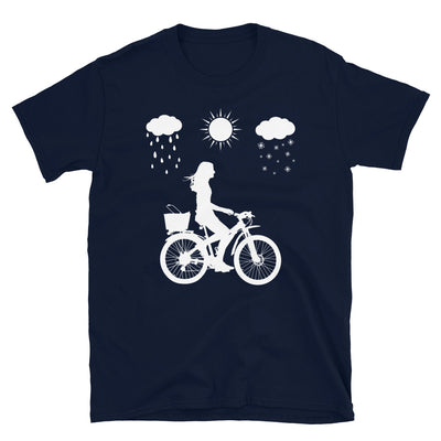 Alle Jahreszeiten Und Radfahren - T-Shirt (Unisex) fahrrad Navy