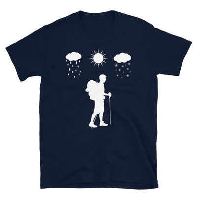 Alle Jahreszeiten Und Wandern - T-Shirt (Unisex) wandern Navy