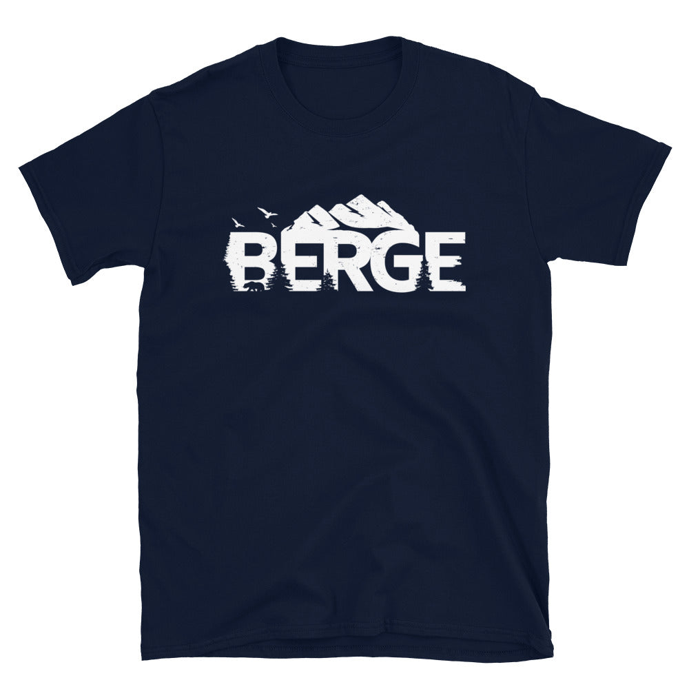 Berge - T-Shirt (Unisex) berge Navy