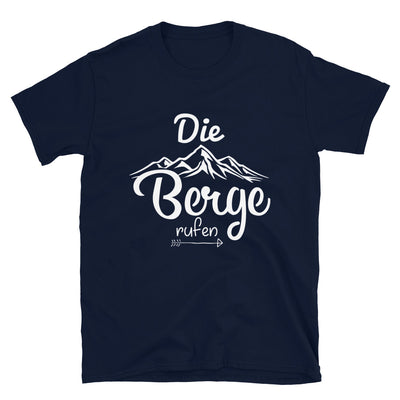 Berge Rufen - T-Shirt (Unisex) berge wandern Navy