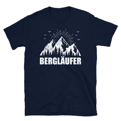 Berglaufer - T-Shirt (Unisex) berge Navy