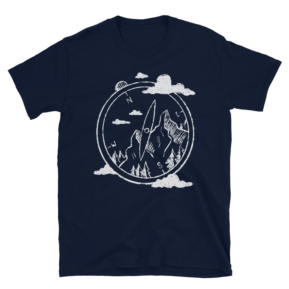 Bergnomade - T-Shirt (Unisex) berge camping wandern Navy