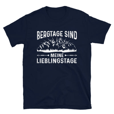 Bergtage - Lieblingstage - T-Shirt (Unisex) berge wandern Navy