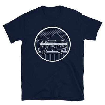 Kreis - Wohnmobil - T-Shirt (Unisex) camping Navy