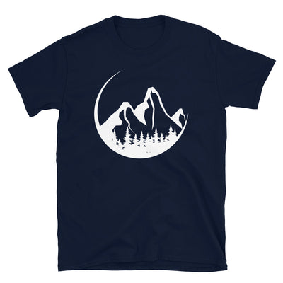 Kreis - Berg - T-Shirt (Unisex) berge Navy