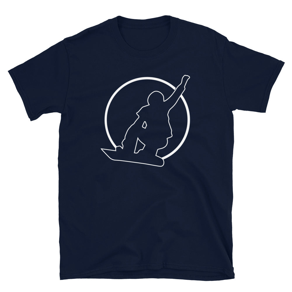 Kreis - Snowboarden - T-Shirt (Unisex) snowboarden Navy