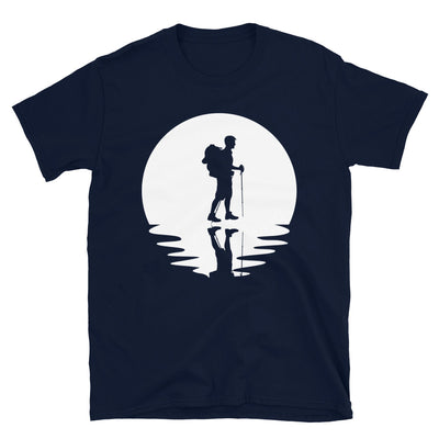 Kreis Und Reflexion - Wandern - T-Shirt (Unisex) wandern Navy