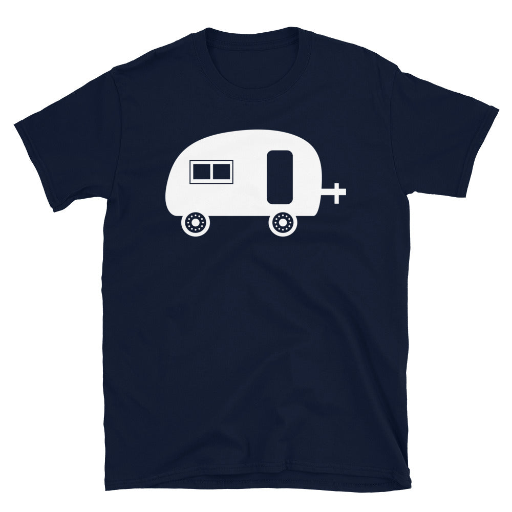 Camping Caravan - T-Shirt (Unisex) camping Navy