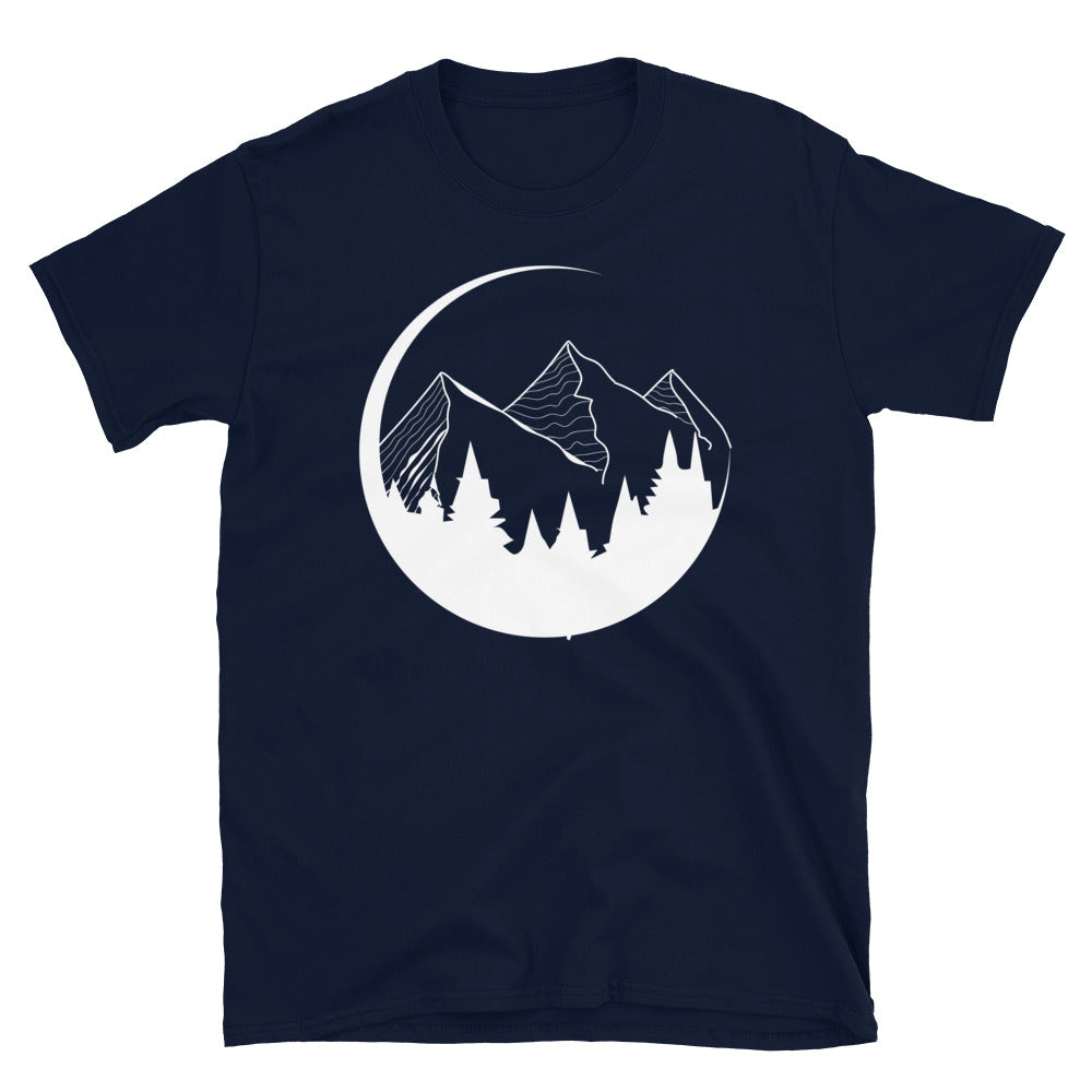 Kreis - Berg - T-Shirt (Unisex) berge Navy