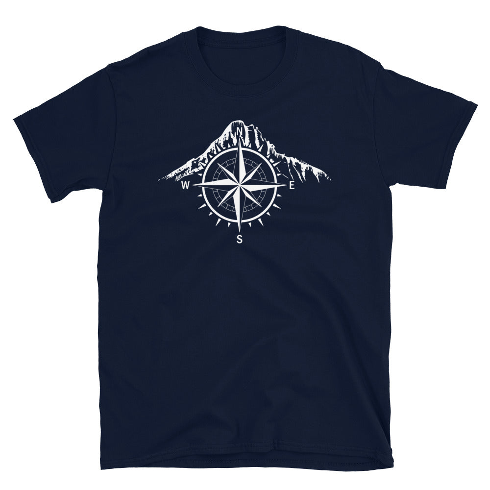 Kompass - Berg - T-Shirt (Unisex) berge Navy