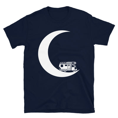 Halbmond - Camping Van - T-Shirt (Unisex) camping Navy