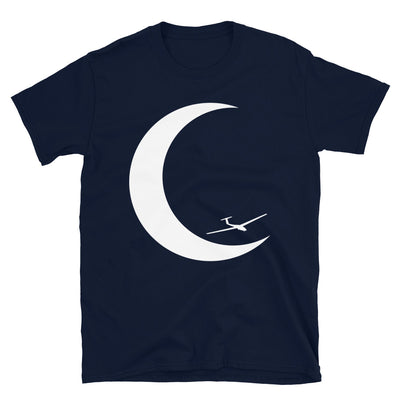 Halbmond - Segelflugzeug - T-Shirt (Unisex) berge Navy