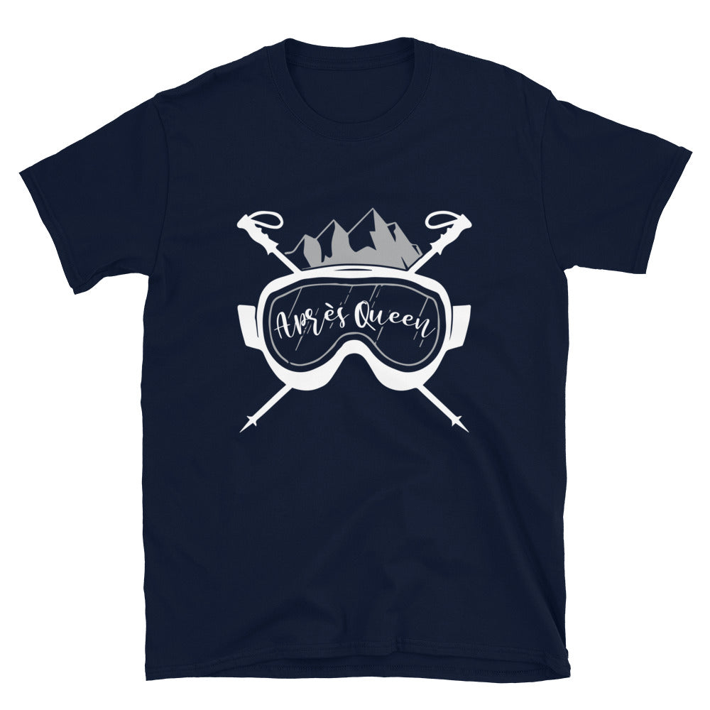 Après Queen - T-Shirt (Unisex) klettern ski Navy