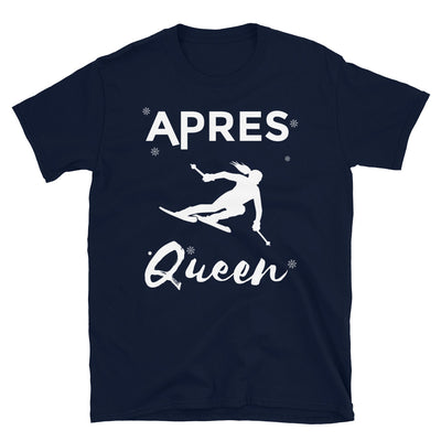 Après Queen - T-Shirt (Unisex) klettern ski Navy