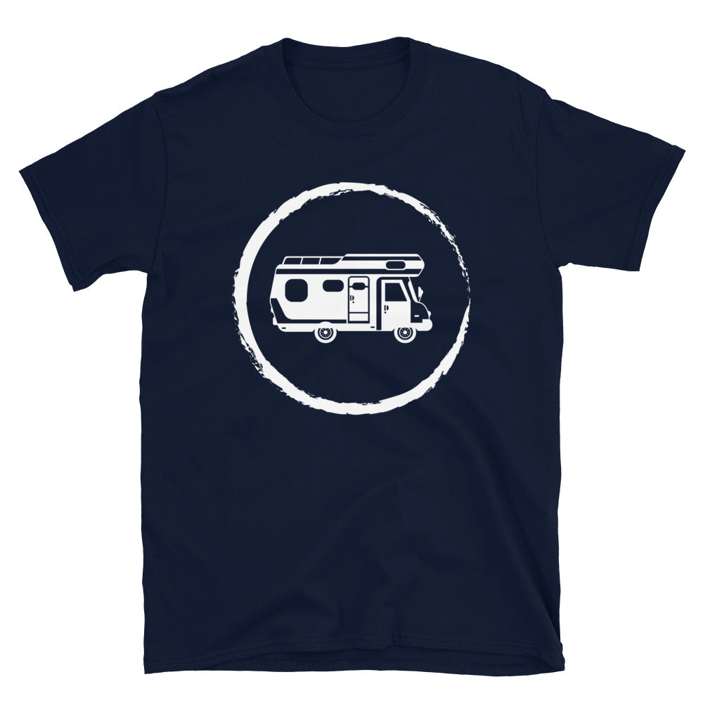 Kreis Und Camping - T-Shirt (Unisex) camping Navy