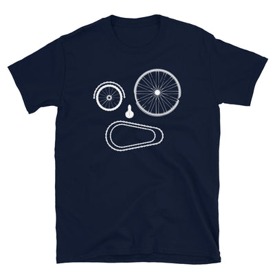 Radfahren - T-Shirt (Unisex) fahrrad Navy