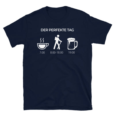 Der Perfekte Tag - T-Shirt (Unisex) wandern Navy