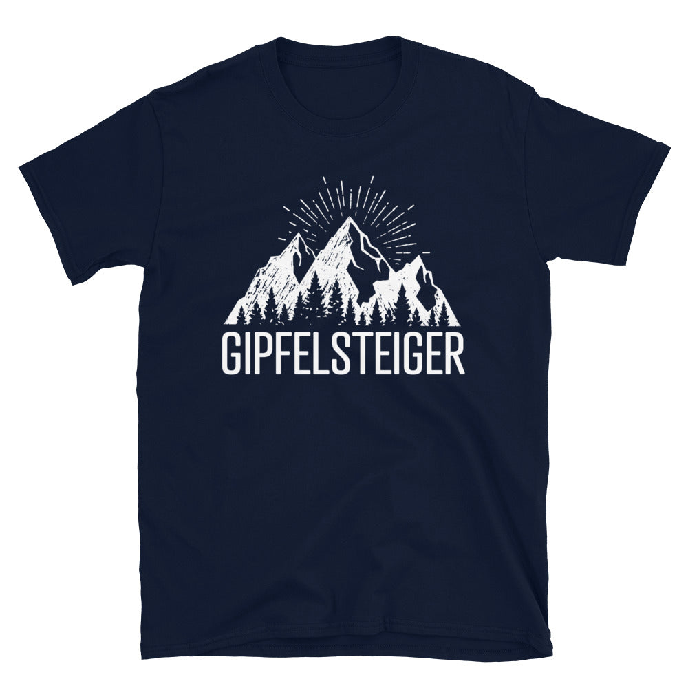 Die Gipfelsteiger - T-Shirt (Unisex) berge wandern Navy